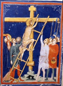 Chiesa di S.ANTONIO IN POLESINE, Ferrara, Gesù che sale alla croce.